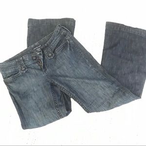 see thru soul boot cut jeans - like new